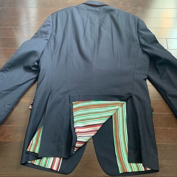 Etro navy wool blazer - Picture 11 of 16